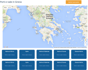 porti e ancoraggi della grecia