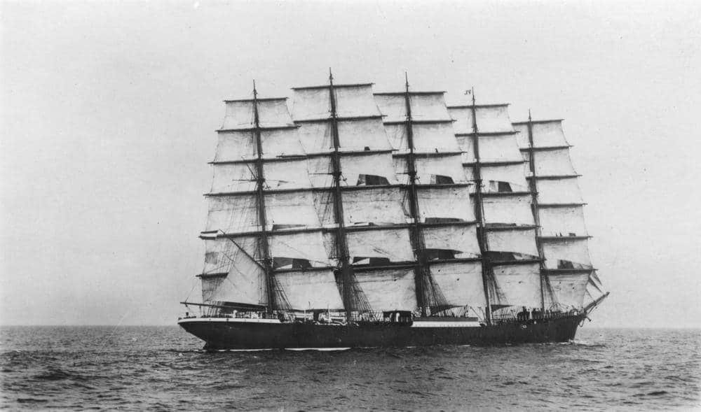 La Preussen (1902) a cui la Royal Clipper si ispira