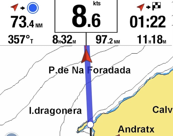 Rotta del Privilege 6
