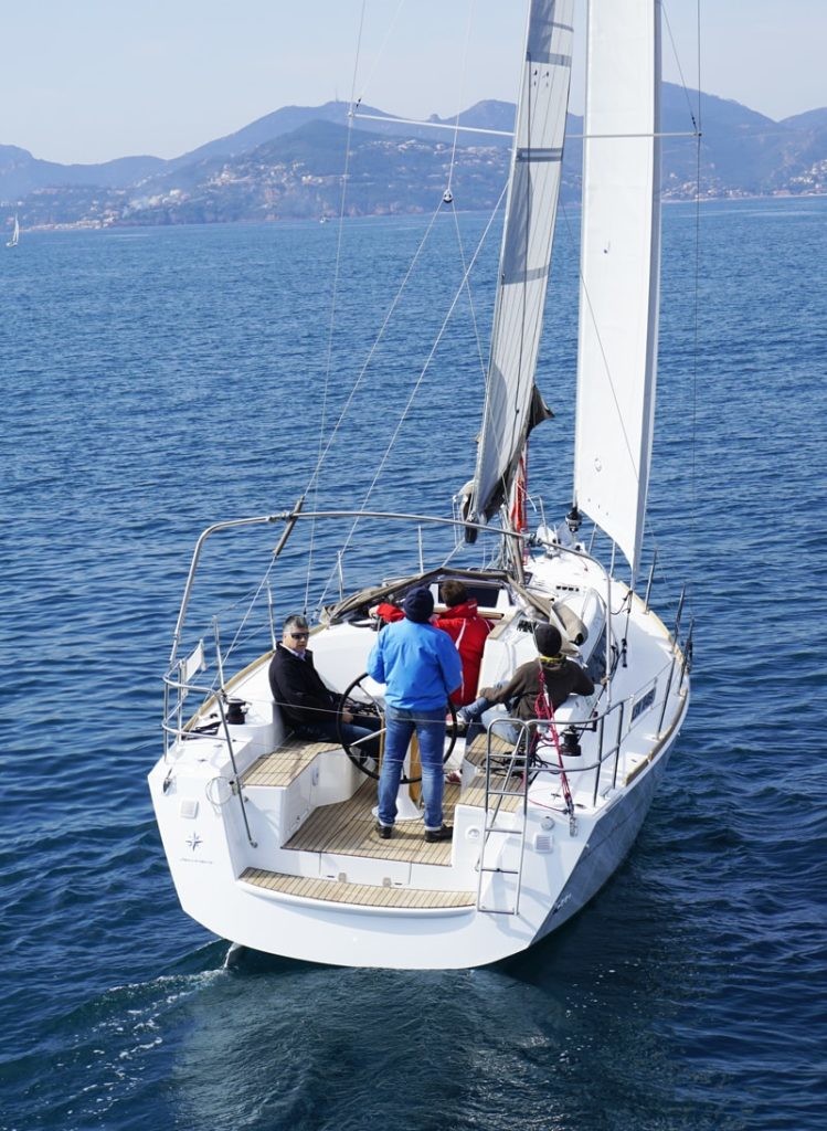 jeanneau odyssey 319 timone doppia pala