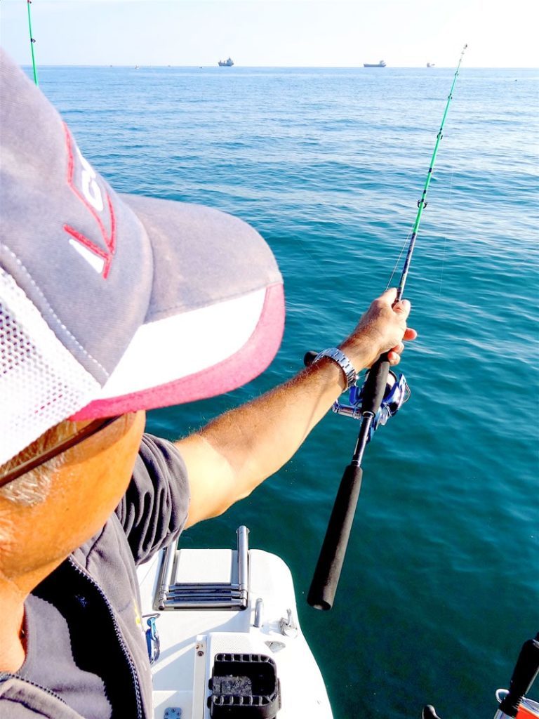 pesca seppie canna da pesca con azione morbida