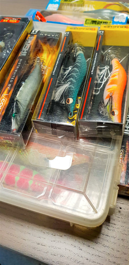 pesca seppia esca