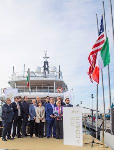 Benetti MY Spectre ceremony