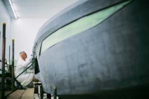 princess r35 carbon hull