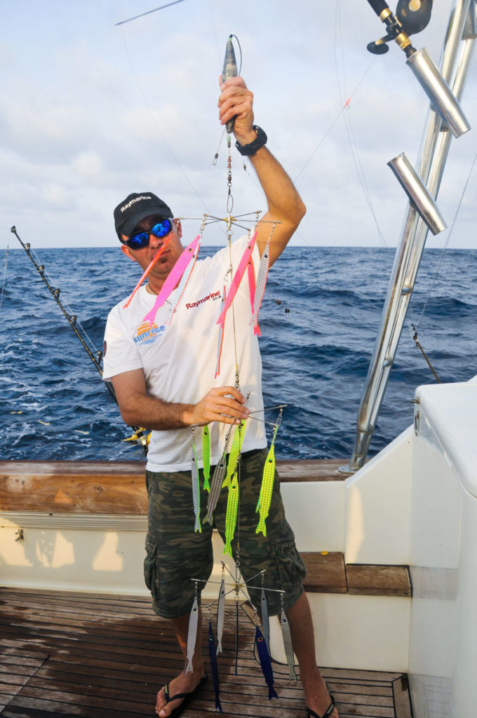 Pesca al Marlin teaser a ombrellino