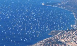 Barcolana 2019 barche in mare