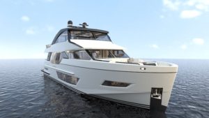 Ocean Alexander 84R, prua