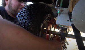 gokart anfibio militare problemi alla cinghia