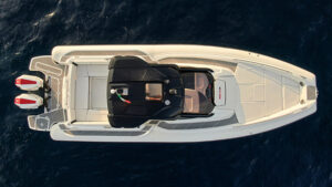 MAR-CO Salone Genova E-Motion 36 T-Top top view