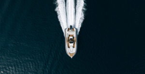 outboard top view