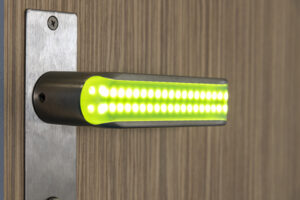 Maniglia Razeto giallo verde