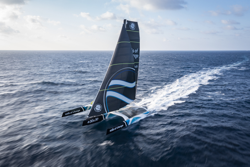 sails of change Jules Verne Trophy
