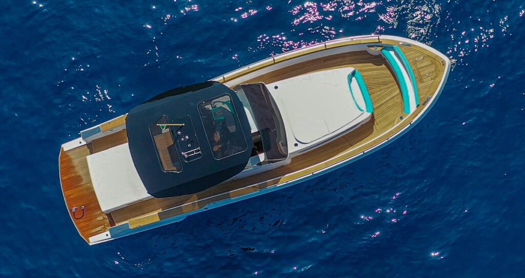 Allure 38 Allure Yachts aerial view