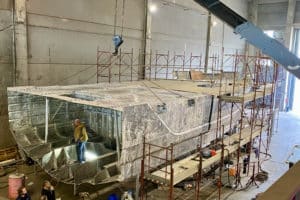 Wedgeline Ibrida 77 cantiere