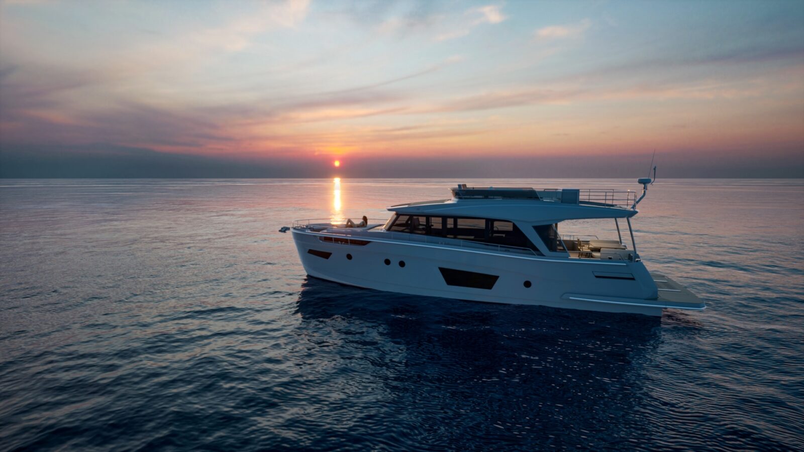 GREENLINE 58 FLY tramonto