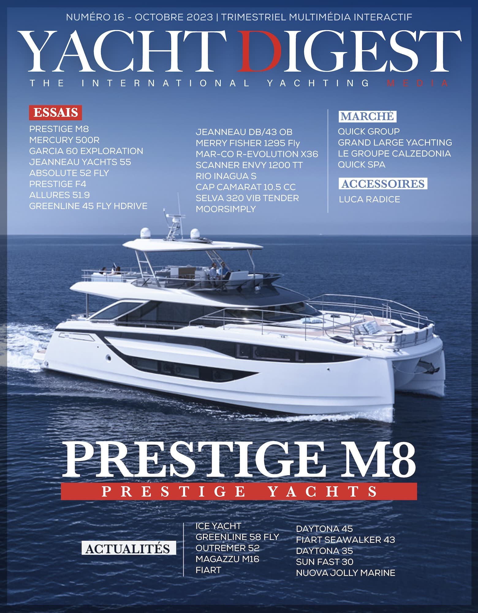 copertina Yacht Digest 16 FR