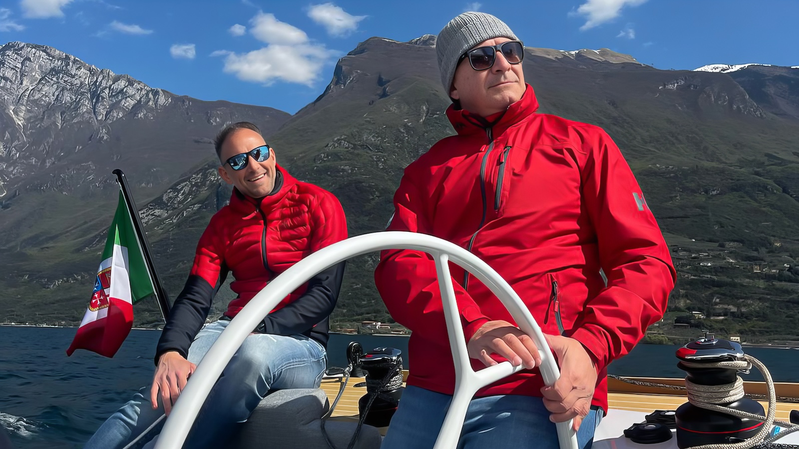 Luca D'Ambrosio at the helm