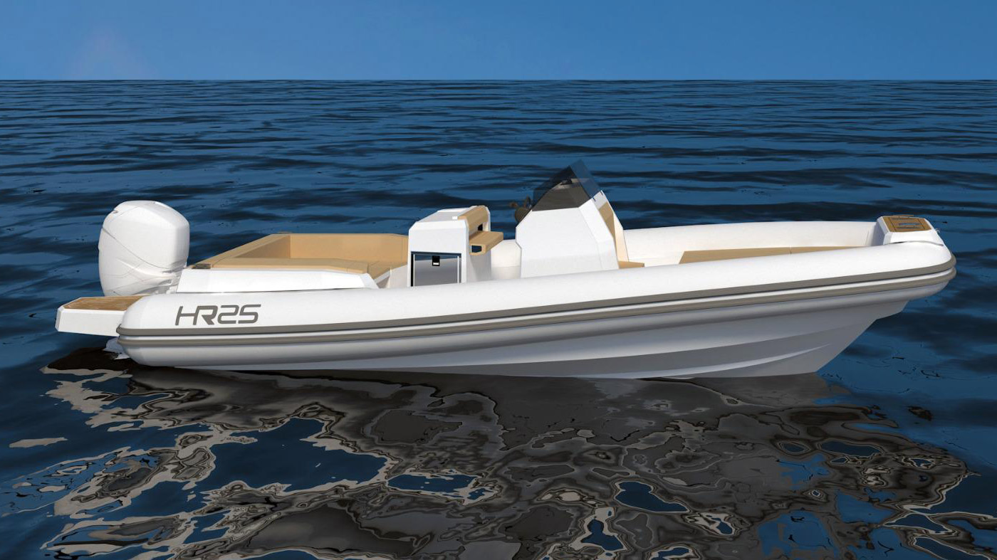 HR25 debutta a Venezia: il nuovo gommone Halma Rib ha tutto ciò che serve in 8 metri