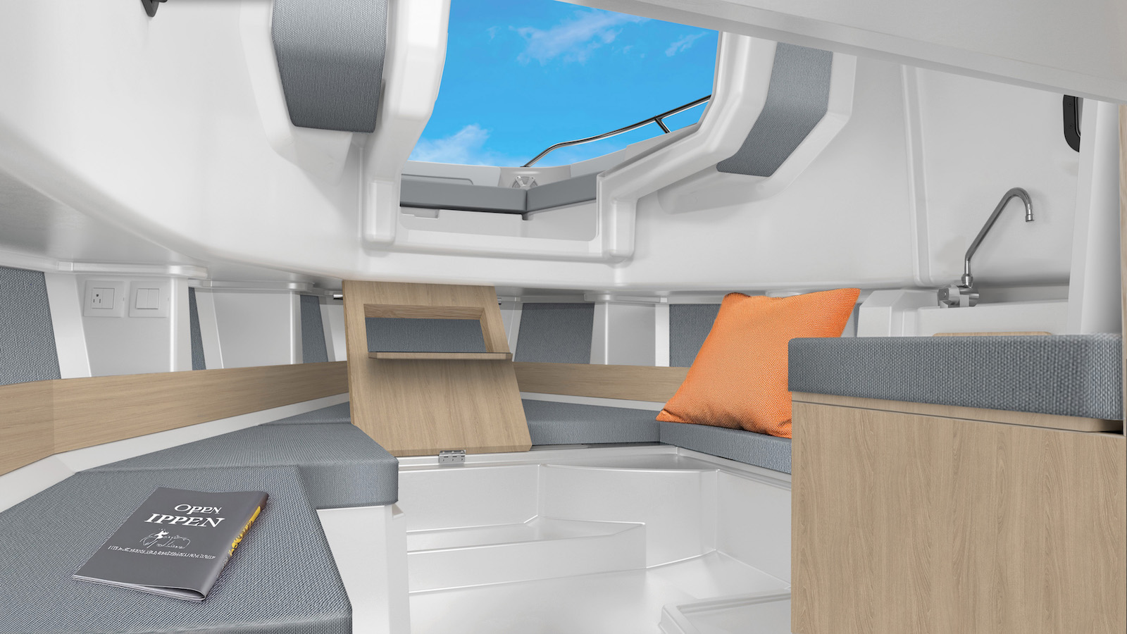 Interni Cap Camarat 9.0 CC Series2 di Jenneau