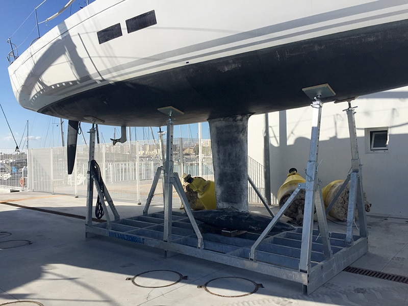 sella trasportabile per barche a vela