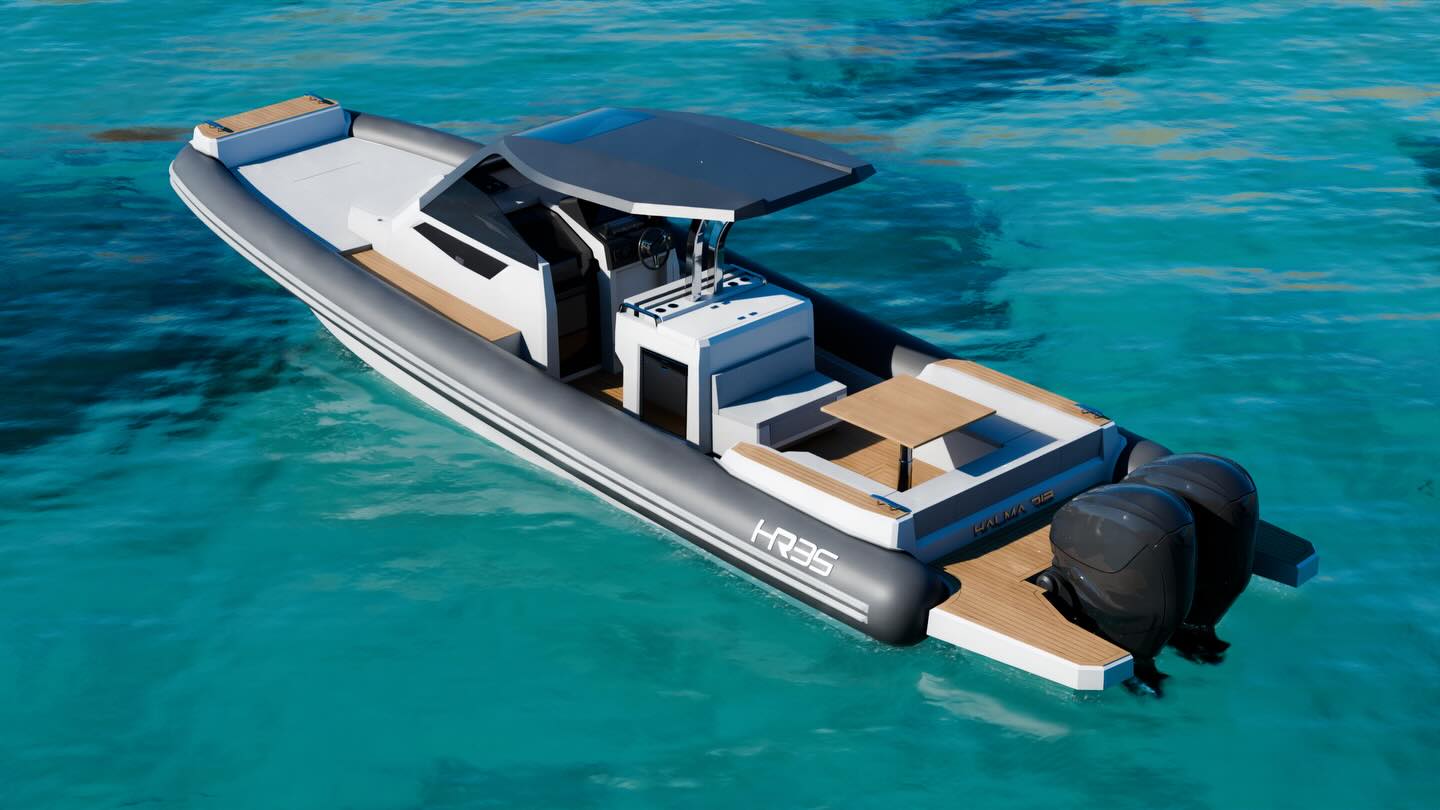 Gommone HR 35 versione bianco in anteprima