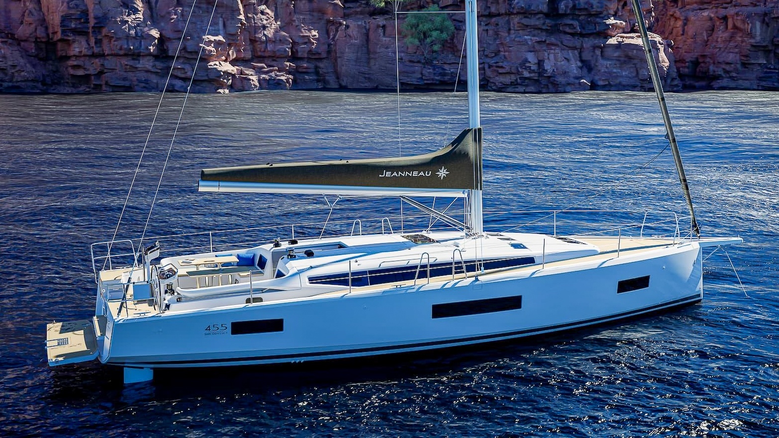 Jeanneau Sun Odyssey vista laterale Jeanneau Sun Odyssey vista laterale