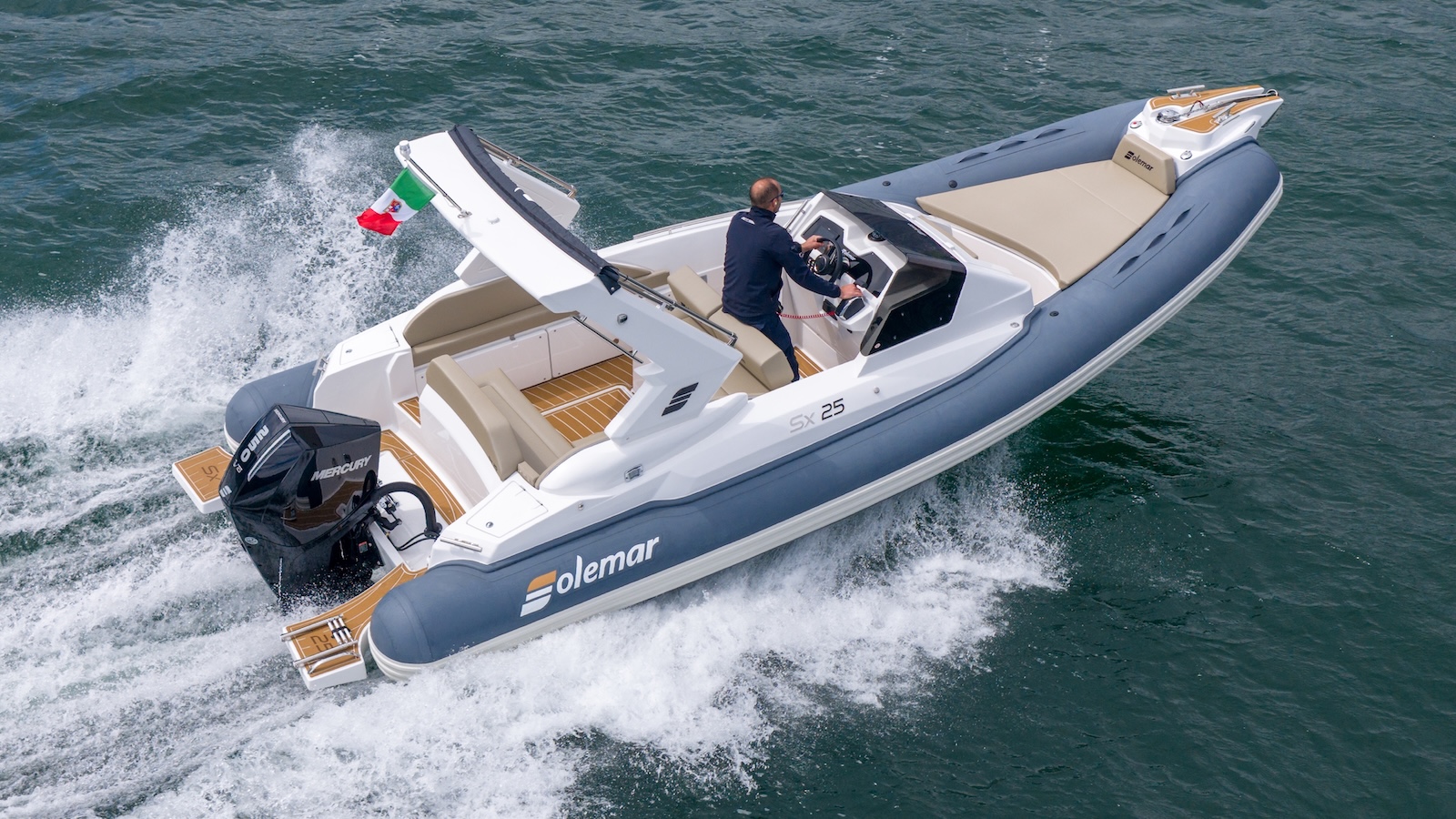 Solemar sx25 prova e descrizione del gommone