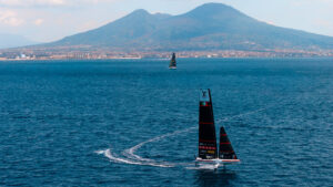 AC40 a Nisida: velocità e duelli nel Golfo di Napoli per Luna Rossa e Nice Fiamme Gialle